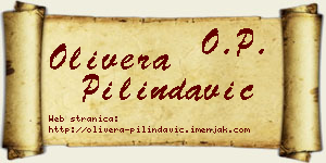 Olivera Pilindavić vizit kartica